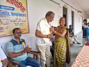 पालिका अध्यक्ष बृजेश मणि त्रिपाठी ने किया जनपदीय बास्केटबॉल प्रतियोगिता का शुभारंभ, नौतनवां में हुआ आयोजन