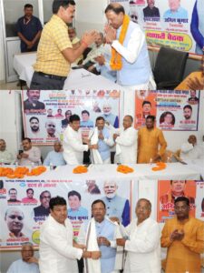 केंद्रीय मंत्री पंकज चौधरी का भव्य स्वागत, व्यापारियों संग जीएसटी सुधारों पर चर्चा