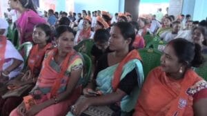 जोरहाट में भाजपा का सदस्यता ग्रहण समारोह, सैकड़ों लोगों ने थामा भाजपा का दामन