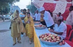 गुरुनानक देव जी के 556वें प्रकाश पर्व पर नौतनवा में भव्य नगर कीर्तन 2